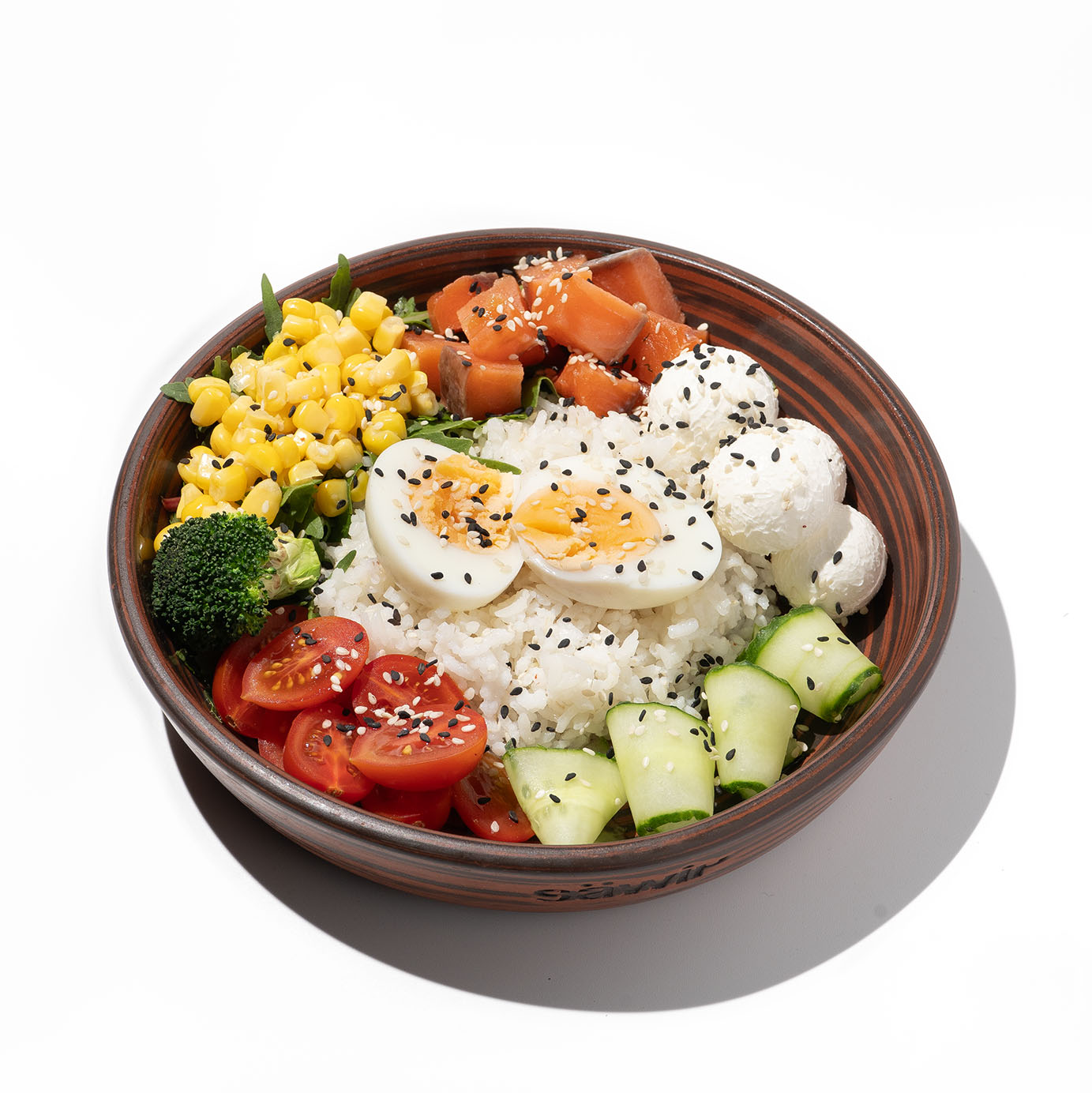 Боул с лососем