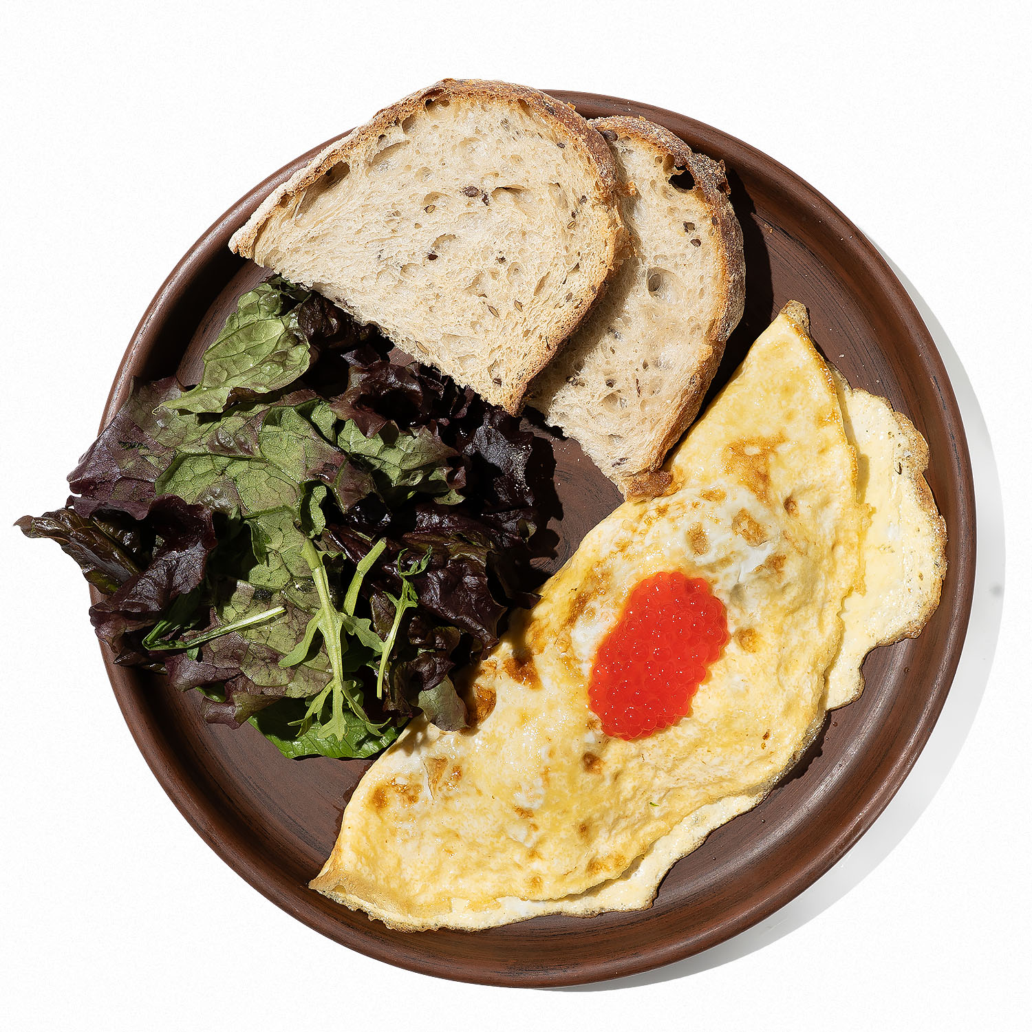 Омлет с грибами